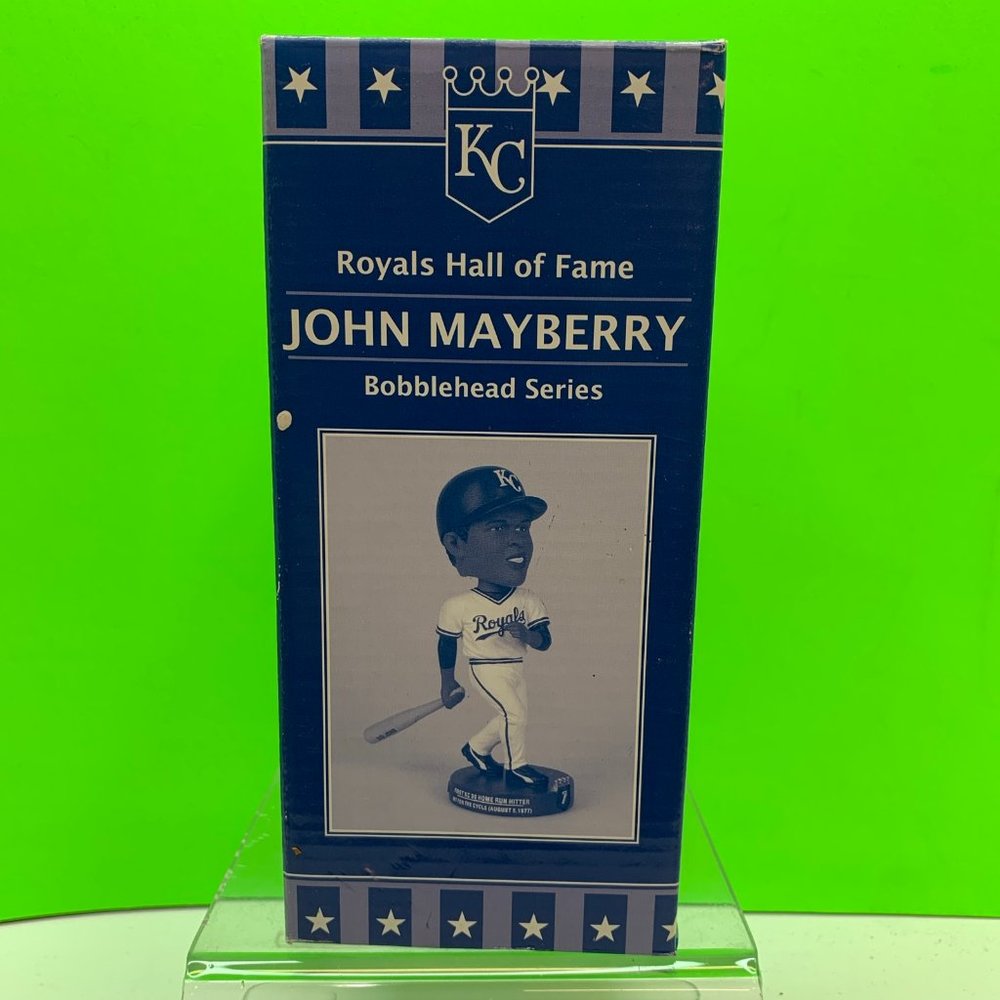 2008 KC Royals HOF John Mayberry Bobblehead 6.75" Tall.